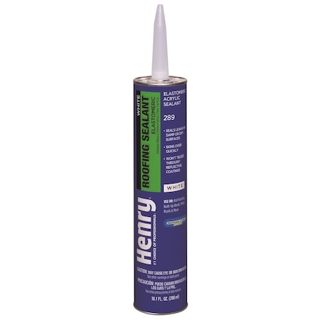 Henry White Acrylic Roof Sealant 10.1 oz HE289004
